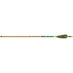 Picture of Black Eagle Black Eagle Vintage Traditional Arrows .005 500 Green/Yellow Feathers 6 pk. 326