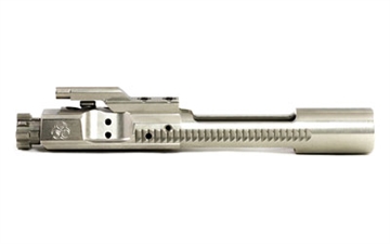 Picture of Black Rain Ordnance Left Hand Bolt Carrier Group 223Rem/556NATO, Biohazard Engraved, Nickel Boron Finish BRO-BCG-LH