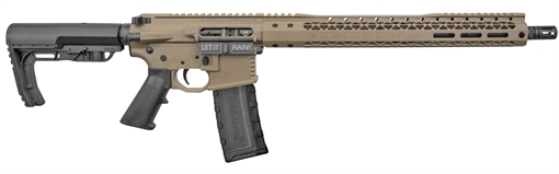 Picture of Black Rain BRO-20102901 Billet 5.56x45mm NATO 16" 30+1 Flat Dark Earth Cerakote Black 6 Position MFT Minimalist Stock Black MFT Grip Right Hand BRO20102901