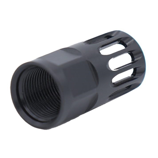 Picture of Black Rain BRO-22 A2 Thread Protector 1/2x28 Black BRO-22-A2-BLK