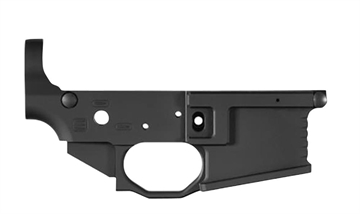 Picture of Black Rain Ordnance Lower Receiver Milled 7075-T6 Aluminum Black Anodized for AR-Platform BROMLRBLK