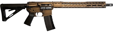 Picture of Black Rain BROSS2020FRBB Fission 5.56x45mm NATO 16" 30+1 Bronze Battleworn Cerakote Black Adjustable Magpul MOE Stock BROFUSIONBB