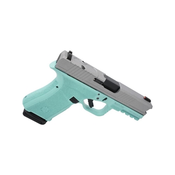Picture of Black Rain Frontline Handgun 9mm Luger 15rd Magazine 3.75" Barrel Robins Egg Blue/Satin Mag Finish Optic Ready BRO-FL-9MM-TIFF-SM FL9MMTIFFSM