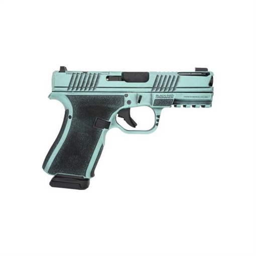 Picture of Black Rain Frontline+ Handgun 9mm Luger 15rd Magazine 3.75" Barrel Robins Egg Blue Battleworn Finish Optic Ready BRO-FLP-9MM-TBB FLP9MMTBB