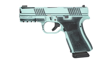 Picture of BLACK RAIN FRONTLINE+ HGA 9MM 4IN BBL 15RD TIFFANY BLUE/SATIN MAG BROFLP9MMTIFFSM
