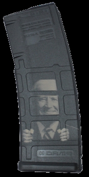 Picture of BLACK RAIN LASER ETCHED MAGAZINES 30RD BIDEN BRO-MAG30-BIDEN