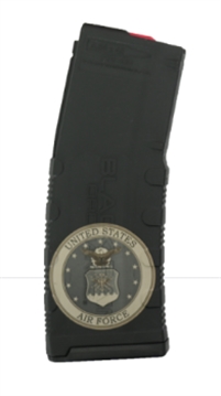Picture of BLACK RAIN LASER ETCHED MAGAZINES 30RD US AIR FORCE BRO-MAG30-USAF