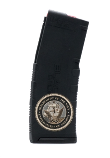 Picture of BLACK RAIN LASER ETCHED MAGAZINES 30RD US NAVY BRO-MAG30-NAVY