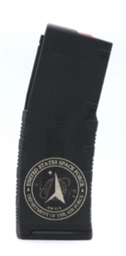 Picture of BLACK RAIN LASER ETCHED MAGAZINES 30RD US SPACE FORCE BRO-MAG30-USSF