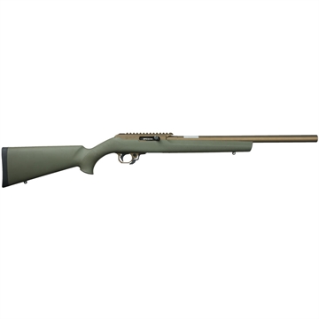 Picture of Black Rain Ordnance Bro-22 Sportsman Rifle 22 LR 18 in OD Grn Stock w/ Bronze Angstadt Barrel BRO-26012703