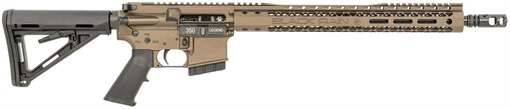 Picture of Black Rain Ordnance Carnivore 350 Legend 20+1 16", Midnight Bronze Cerakote, 15" Slim M-LOK Handguard, Black Magpul Carbine Stock & A2 Grip, Tank Muzzle Brake BROCARNIVORE350LMB