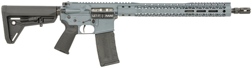 Picture of Black Rain Ordnance Spec 15+ SSP 5.56x45mm NATO 30+1 16", Cold War Gray, 15" Slim M-LOK, Magpul Grip/Carbine Stock BROSSPCWG
