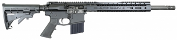 Picture of Black Rain Ordnance Tyrant, Semi-automatic Rifle, AR, 450 Bushmaster, 16" Chrom-Moly Barrel, Anodized Finish, Black, A2 Grip, M4 Collapsible Stock, 5 Rounds, 1 Magazine BRO-TYRANT-450B BROTYRANT450B