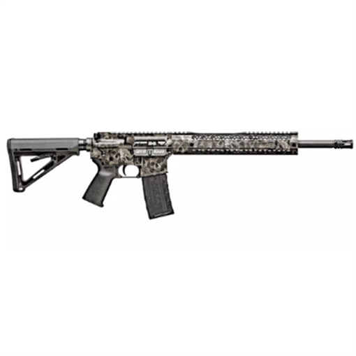 Picture of BLACK RAIN CRYPT RIA 5.56 16IN HBAR BBL 12IN MLOK HYBRID HG BLACK ANODIZED SKULLS 30RD MAG BRO-CRYPT-BLK