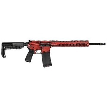 Picture of Black Rain Ordnance Black Rain Ordnance Spec+ Fusion Rifle 5.56 16 in. Red Battleworn 30 rd. BRO-FUSION-RB FUSIONRB