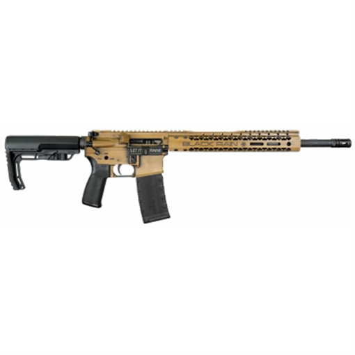 Picture of BLACK RAIN FUSION RIA 5.56 16IN M4 PROFILE BBL 12IN MLOK SLIM HG TIGERS EYE BATTLEWORN 30RD MAG BROFUSIONTEB