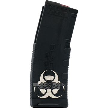 Picture of Black Rain Ordnance Black Rain Ordnance Lasered AR15 Magazine Black Rain Ordnance Logo 30 rd. BRO-MAG30-BRLOGO-2 BROMG30BRLGO2