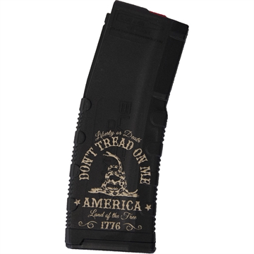 Picture of Black Rain Ordnance Magazine 30rd 223 Rem/5.56 NATO Don't Tread On Me Engraving Fits AR-15 Platform MAG30DONTTREAD