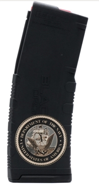 Picture of Black Rain Ordnance Lasered AR15 Magazine US Navy Seal 30 rd. BRO-MAG30-NAVY-SEAL