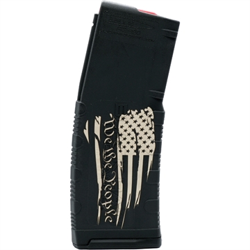 Picture of BLACK RAIN LASER ETCHED MAGAZINES 30RD WE THE PEOPLE TATTERED FLAG BRO-MAG30-TATTEREDFLAG-WTP BRO-MAG30-TATTERDFLAG-WTP