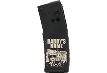Picture of BLACK RAIN ORDNANCE RAIN MAGAZINE 5.56X45 30RD BLACK TRUMP DADDY'S HOME BRO-MAG30-TRUMP-DH-WH