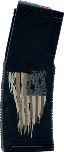 Picture of Black Rain Ordnance Black Rain Ordnance Lasered AR15 Magazine Tattered Flag 30 rd. BRO-MAG30-TATTEREDFL BRO-MAG30-TATTEREDFLAG-WTP