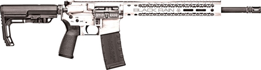 Picture of Black Rain Ordnance Spec15 Fusion 5.56x45mm NATO 30+1 16", White Battleworn, 12" M-LOK, MFT EPG16 Grip/Minimalist Stock BROFUSIONWB