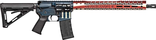Picture of BLACK RAIN PATRIOT RIA 300BLK 16IN M4 PROFILE BBL 12IN MLOK HYBRID HNDGUARD BETSY ROSS FLAG 30RD MAG BRO-PAT300BLKBETSY BRO-PAT-300BLK-BETSY