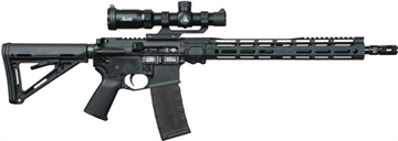Picture of BLACK RAIN ORDNANCE RAIN SPEC15 5.56 16" ALPEN KODIAK 1-4X24 ARMOR BLK BRO-26050802