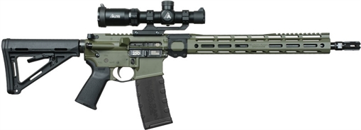 Picture of BLACK RAIN ORDNANCE RAIN SPEC15 5.56 16" ALPEN KODIAK 1-4X24 OD GREEN BRO-26050804