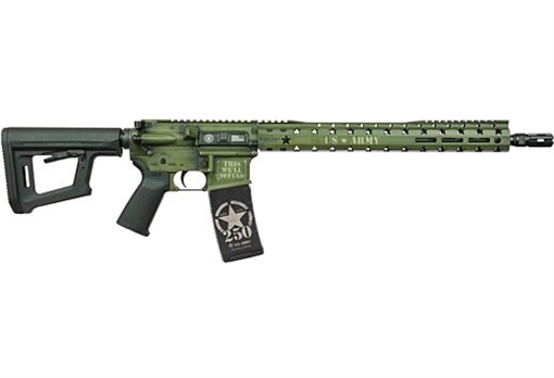 Picture of BLACK RAIN ORDNANCE RAIN SPEC15 ARMY 250TH CUSTOM 5.56 BAZOOKA GREEN 30RD BRO-ARMY250-BGB