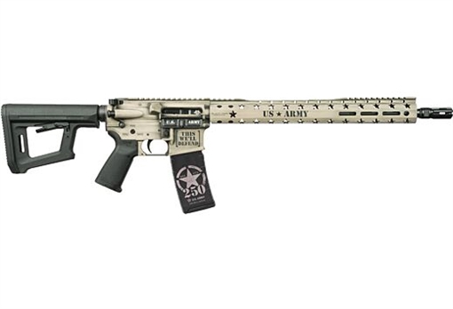 Picture of BLACK RAIN ORDNANCE RAIN SPEC15 ARMY 250TH CUSTOM 5.56 LIGHT SAND BW 30RD BRO-ARMY250-LSB