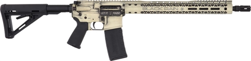 Picture of Black Rain Ordnance We The People, Semi-automatic Rifle, AR, 223 Remington/556NATO, 16" Chrome-Moly Barrel, Cerakote Finish, Light Sand Battleworn, 15" Free Float M-LOK Handguard, Magpul MOE Stock, 30 Rounds, 1 Magazine BRO-WTP-LSB BROWTPLSB