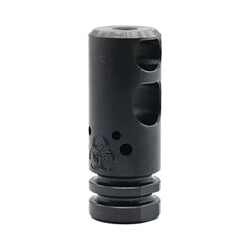 Picture of Black Rain Ordnance Round Competition Compensator - Black BRO-RCC-BLK