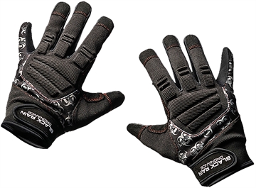 Picture of Black Rain Ordnance Tactical Gloves Black/Gray Small Velcro TACTGLOVEBLK/GRYS