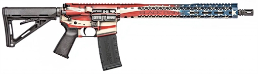 Picture of BLACK RAIN PATRIOT HGA 5.56 12.5IN BBL AMERICAN FLAG 30RD MAG SBA3 BRACE BRO22022510