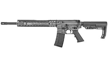 Picture of Black Rain Ordnance SPEC15, Semi-automatic Rifle, 223 Remington/556NATO, 16" Barrel, Cerakote Finish, Gray, Mission First Tactical Stock, 12" M-LOK Free Float Handguard, 30 Rounds, 1 Magazine BRO-SPEC15-SGB