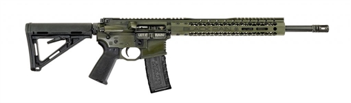 Picture of BLACK RAIN SPEC15 RIA 5.56 16IN BBL 15IN SLIM RAIL SNIPER GREEN LASER CAMO MOE GRIP/STOCK 30RD MAG BRO21031501