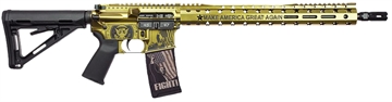 Picture of BLACK RAIN SPEC15 RIA 5.56 16IN BBL GOLD FX CERAKOTE 15IN MLOK 30RD TRUMP RIFLE BRO-24111202G BRO-24111202-G