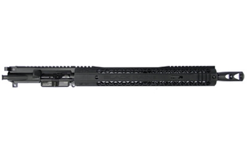 Picture of Black Rain Ordnance 458 SOCOM Complete Upper, 16" 4150 Chromoly Vanadium Steel Barrel, 1:14 Twist, Forged, 15" MLOK Rail, Nitride Coated BCG, Billet Charging Handle w/Extended Tac Latch, 458 SOCOM Muzzle Brake, Black Finish BRO-SPEC15-CU-458S