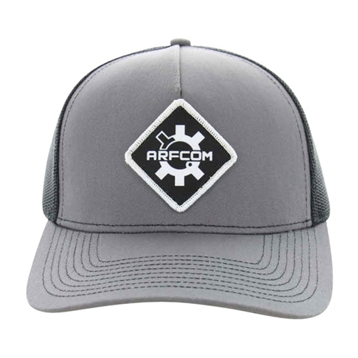 Picture of Ar15.Com CHARCOAL SNAPBACK W/ BLACK MESH & DIAMOND PATCH OC571