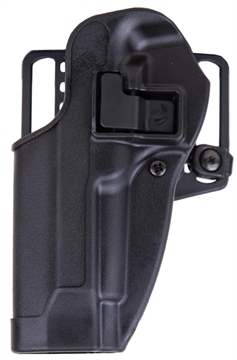 Picture of Blackhawk Serpa CQC OWB Size 04 Matte Black Polymer Belt Loop/Paddle Compatible With Beretta 92/96/M9 Left Hand 410504BKL