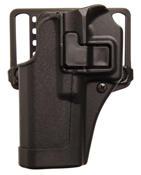 Picture of Blackhawk Serpa CQC OWB Size 08 Matte Black Polymer Paddle Belt Loop Fits Sig Pro 2022 Right Hand 410508BKR