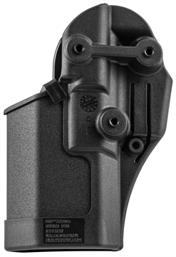 Picture of Blackhawk Serpa CQC OWB Size 12 Matte Black Polymer Belt Loop/Paddle Fits Ruger P95 Right Hand 410512BKR
