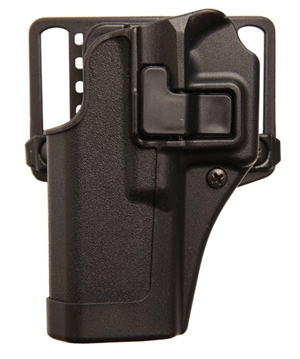 Picture of BLACKHAWK SERPA CQC Concealment Holster with Belt and Paddle Attachment, Fits Glock 43, Right Hand, Matte Black 410568BK-R 410568BKR