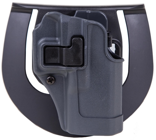 Picture of Blackhawk Serpa CQC Sportster OWB Gun Metal Gray Polymer Paddle Compatible w/Glock 19/23/32/36/45 Right Hand 413502BKR