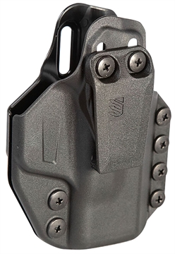 Picture of Blackhawk Stache IWB Size 00 Black Polymer Belt Clip Compatible w/Glock 17/22/31/47 Ambidextrous 416000BK