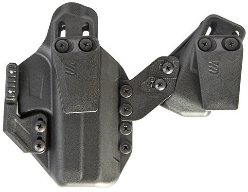 Picture of Blackhawk Stache IWB Size 63 Black Polymer Belt Clip Fits S&W Shield 9/40 Ambidextrous 416163BK