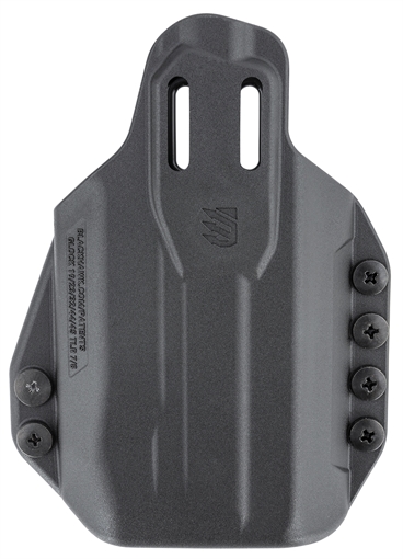 Picture of Blackhawk Stache IWB Size 02 Black Polymer Belt Clip Compatible w/Glock 19/23/32/45 Belt 1.50" Wide Ambidextrous 416302BK