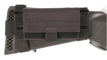Picture of Blackhawk Buttstock Shell Pouch Black Nylon 5rd Shotgun Ambidextrous 52BS02BK